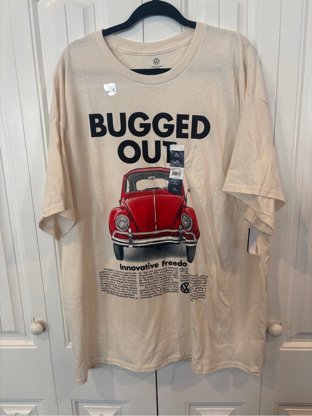 Volkswagen bugged out tee size 3X